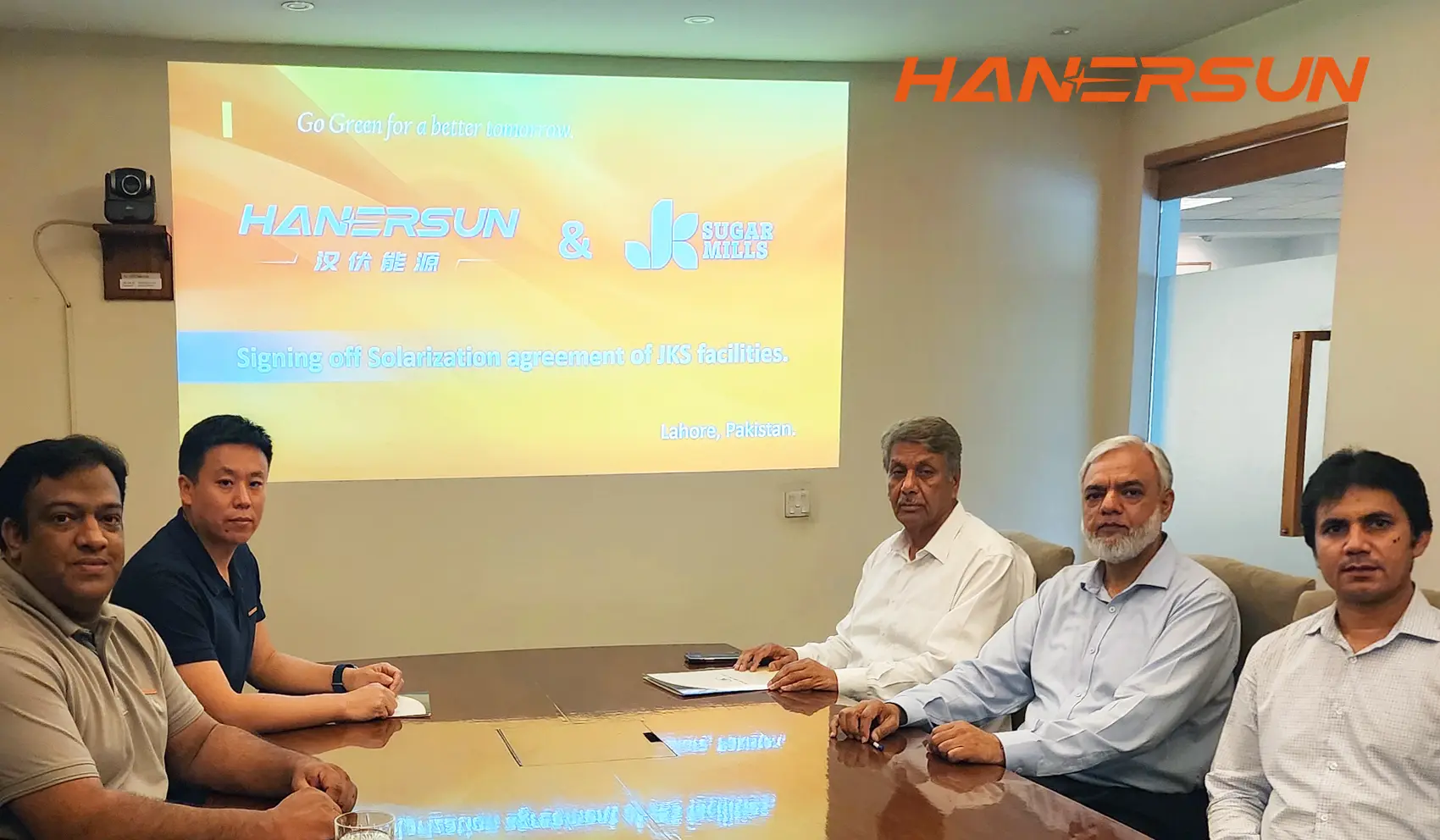 Hanersun and JK Group Signed an EPC Agreement for Solar Energy Project in Pakistan